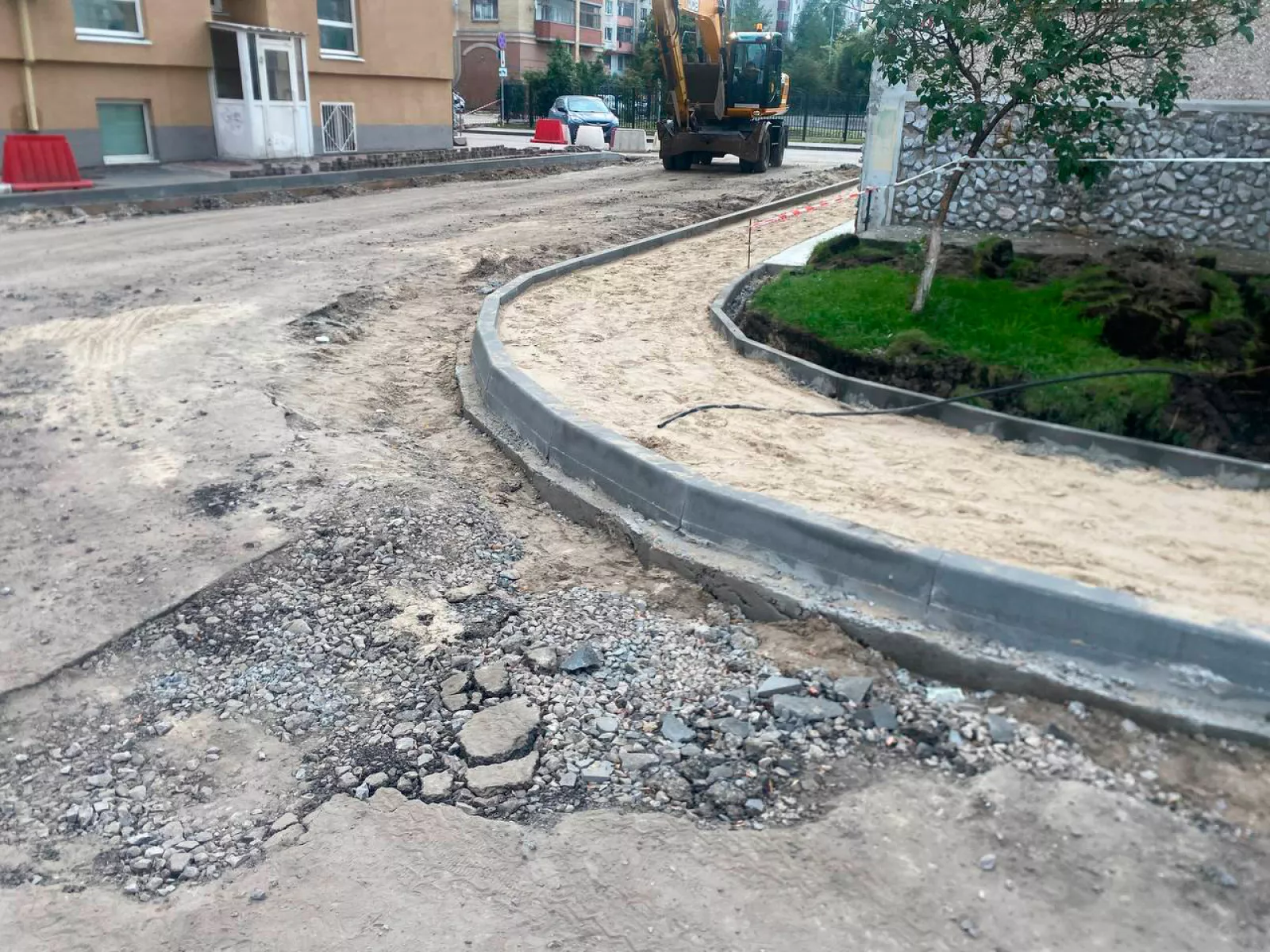 Подготовка основания под укладку тротуарной плитки и асфальта — фото 5